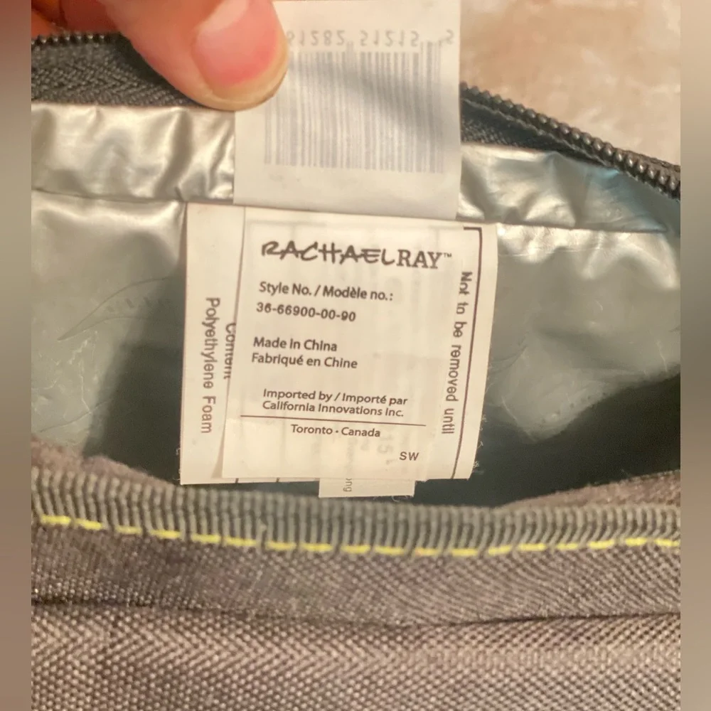 Rachael Ray Black & Green Lunch Bag